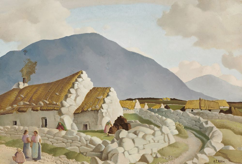 Lot 19 - CLOUDS OVER ACHILL by Harry Epworth Allen