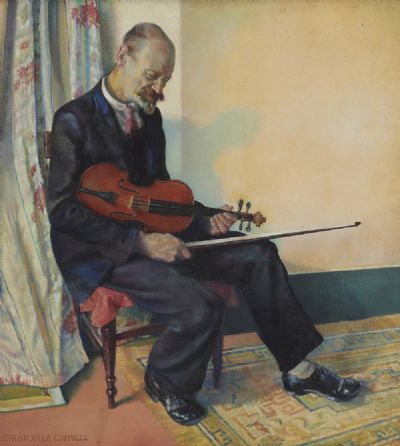 VIOLINIST by Christopher Campbell  at deVeres Auctions