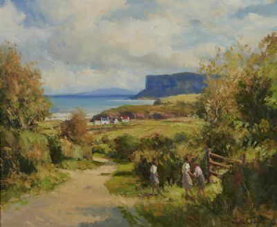 FAIR HEAD BALLYCASTLE, CO. ANTRIM by Maurice Canning Wilks  at deVeres Auctions