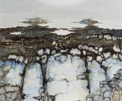 BLUE LANDSCAPE by Arthur Armstrong  at deVeres Auctions