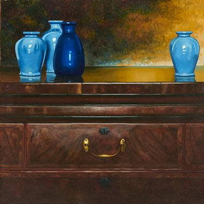 ROUND THE BLUES by Martin Gale sold for €3,000 at deVeres Auctions