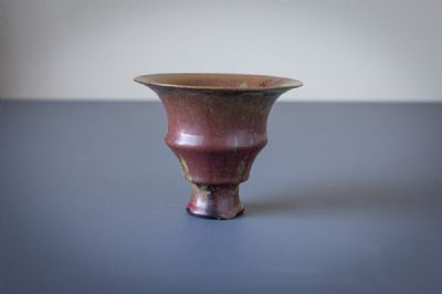 VASE WITH SERATED FOOT by Sonja Landweer  at deVeres Auctions