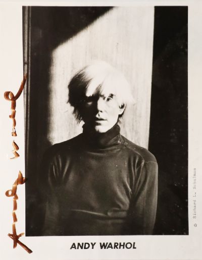 ANDY WARHOL by Richard L. Schulman sold for €1,400 at deVeres Auctions