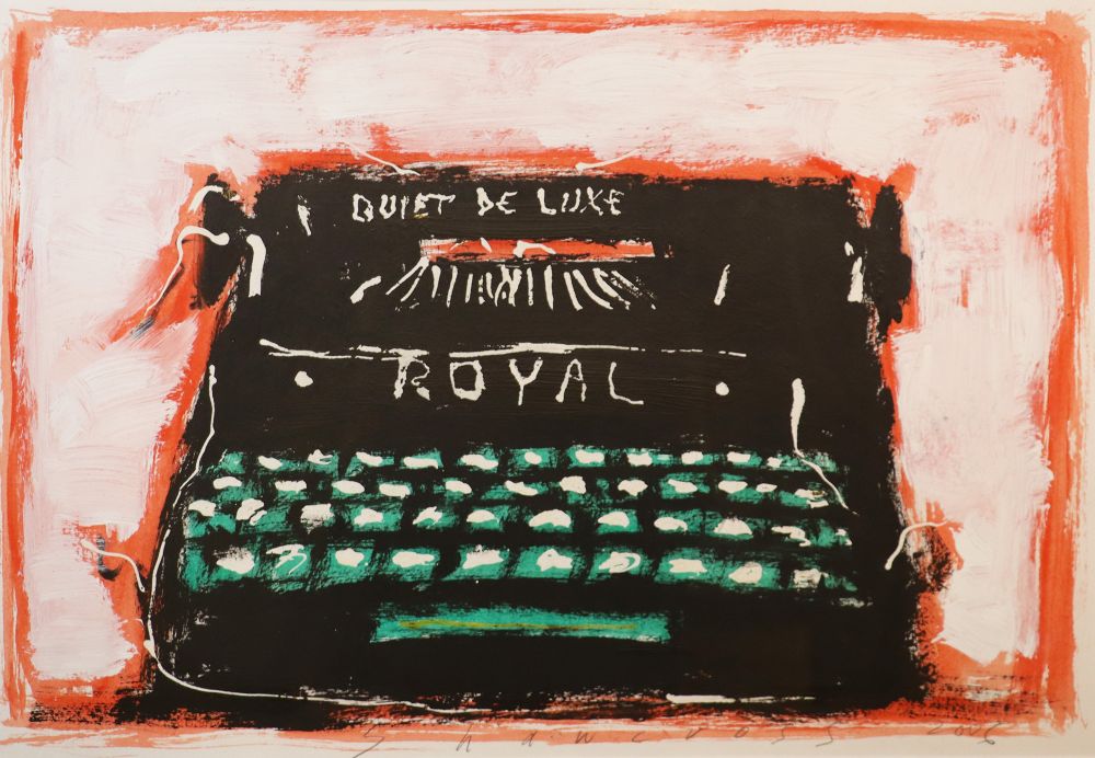 STILL LIFE/TYPEWRITER by Neil Shawcross sold for €950 at deVeres Auctions