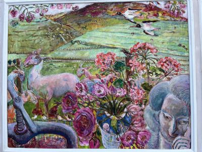 AT HOME IN THE SOUTHERN UPLANDS by Phoebe Cope  at deVeres Auctions