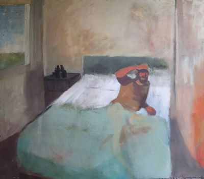 MAN IN BED by Bernie Markey  at deVeres Auctions