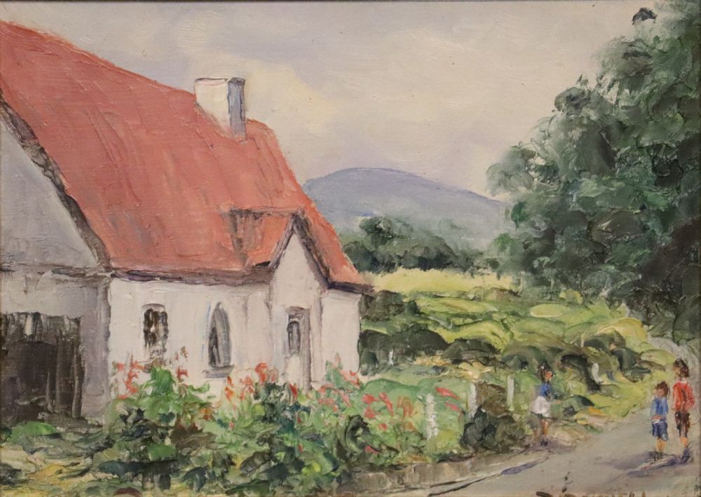 RURAL SCENE by Deirdre O'Donnell  at deVeres Auctions