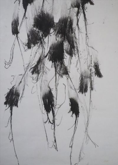 DRAWING, 1977 by Patrick Scott sold for €1,000 at deVeres Auctions