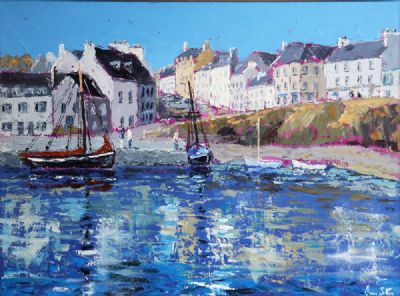 MORNING SUN, ROUNDSTONE VILLAGE, CO. GALWAY by Ivan Sutton sold for €1,500 at deVeres Auctions