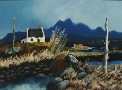 COTTAGE, CONNEMARA by Daniel O'Neill  at deVeres Auctions