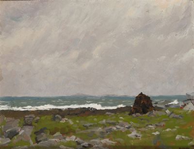 A SOFT DAY ON ARRAN by Cecil Galbally sold for €1,500 at deVeres Auctions