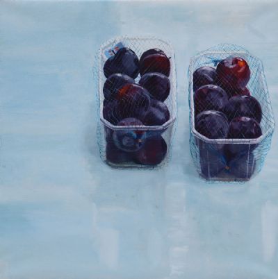 PLUMS IN PUNNETS by Blaise Smith sold for €3,000 at deVeres Auctions