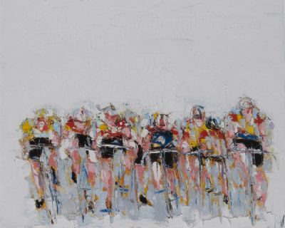 READY FOR THE FINAL SPRINT by John B. Vallely  at deVeres Auctions