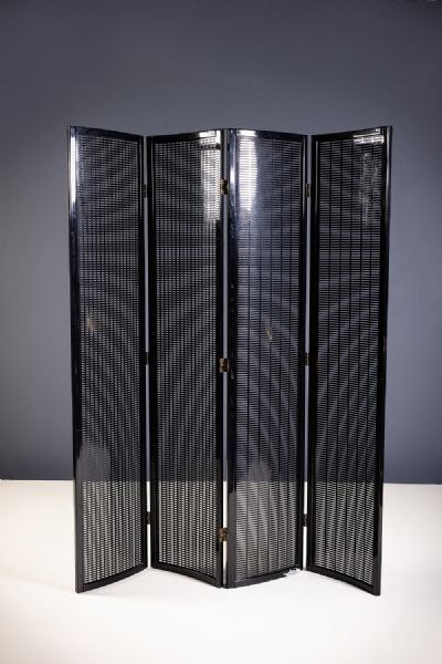THE EILEEN GREY BLACK FOLDING SCREEN by Eileen Gray sold for €1,700 at deVeres Auctions