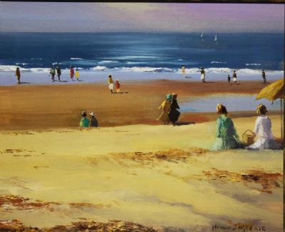 BEACH SANDYMOUNT by Norman J McCaig  at deVeres Auctions