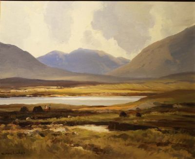 IN THE ROSSES, CO DONEGAL by Maurice Canning Wilks  at deVeres Auctions