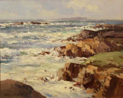 BREEZY DAY, ATLANTIC DRIVE, DONEGAL by Maurice Canning Wilks sold for €1,000 at deVeres Auctions