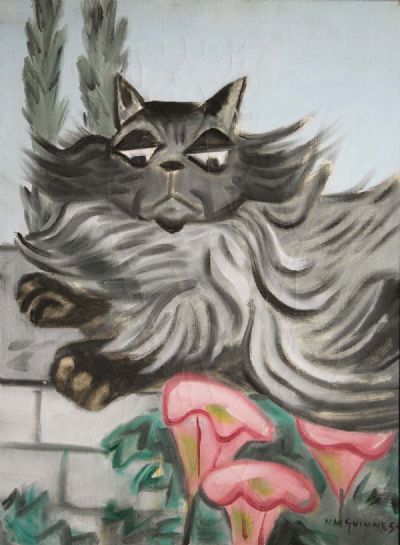 CAT by Norah McGuinness  at deVeres Auctions