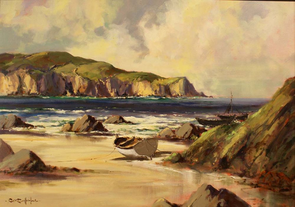 Lot 79 - HORN HEAD, KILLYAHOEY STRAND, DONEGAL by George K. Gillespie