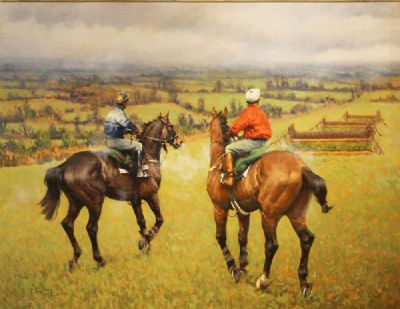 FACING INTO THEM by Peter Curling  at deVeres Auctions
